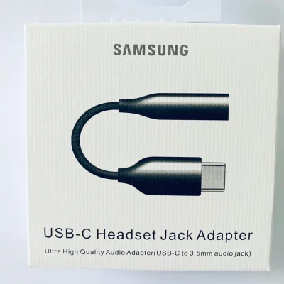 Samsung USB C 3.5mm Headset Jack Audio Adapter Ultra High Quality Audio Adapter USB C to 3.5mm Audio Jack [SG Seller]