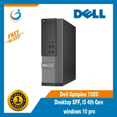 Dell Optiplex 7020 desktop SFF, i5 4th Gen windows 10 pro free Eset Internet security
