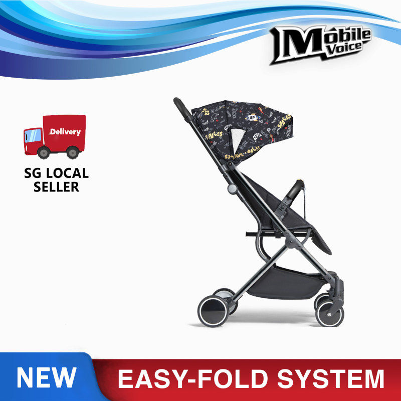 (New Launch) Easy-Fold Baby Stroller with Lightweight Design with Foldable Shade Singapore