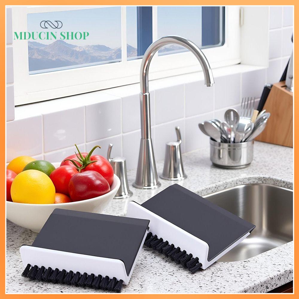 MDUCIN SHOP Đa năng Cọ rửa chén bát Hiệu quả Cọ lau kính Bàn chải rửa rau củ Di động Dễ dàng làm sạch Bàn chải làm sạch trái cây Phòng tắm