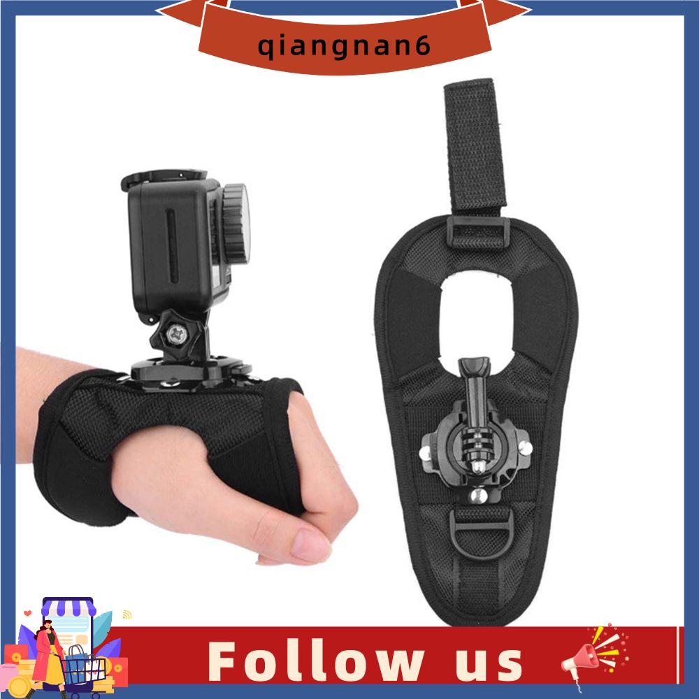 QIANGNAN6 Action Camera Holder Stand Belt Arm Strap Mount Wrist Band
