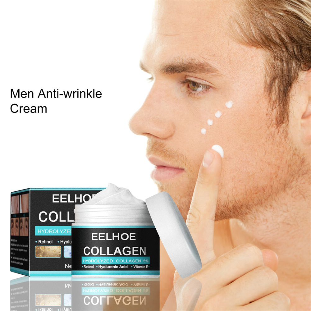 C&M EELHOE Collagen Retinol Facial Moisturizer Cream for Men