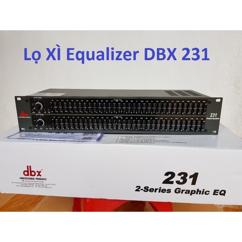 Lọc xì âm thanh Equalizer dbx 231 -lọc xì Equalizer dbx231