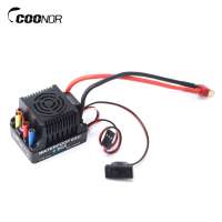 Coonor 80A không chổi than 2-4S ESC điều khiển tốc độ điện 6V 5A Bec t cắm cho 1/8 1/10 Xe hơi điều khiển từ xa