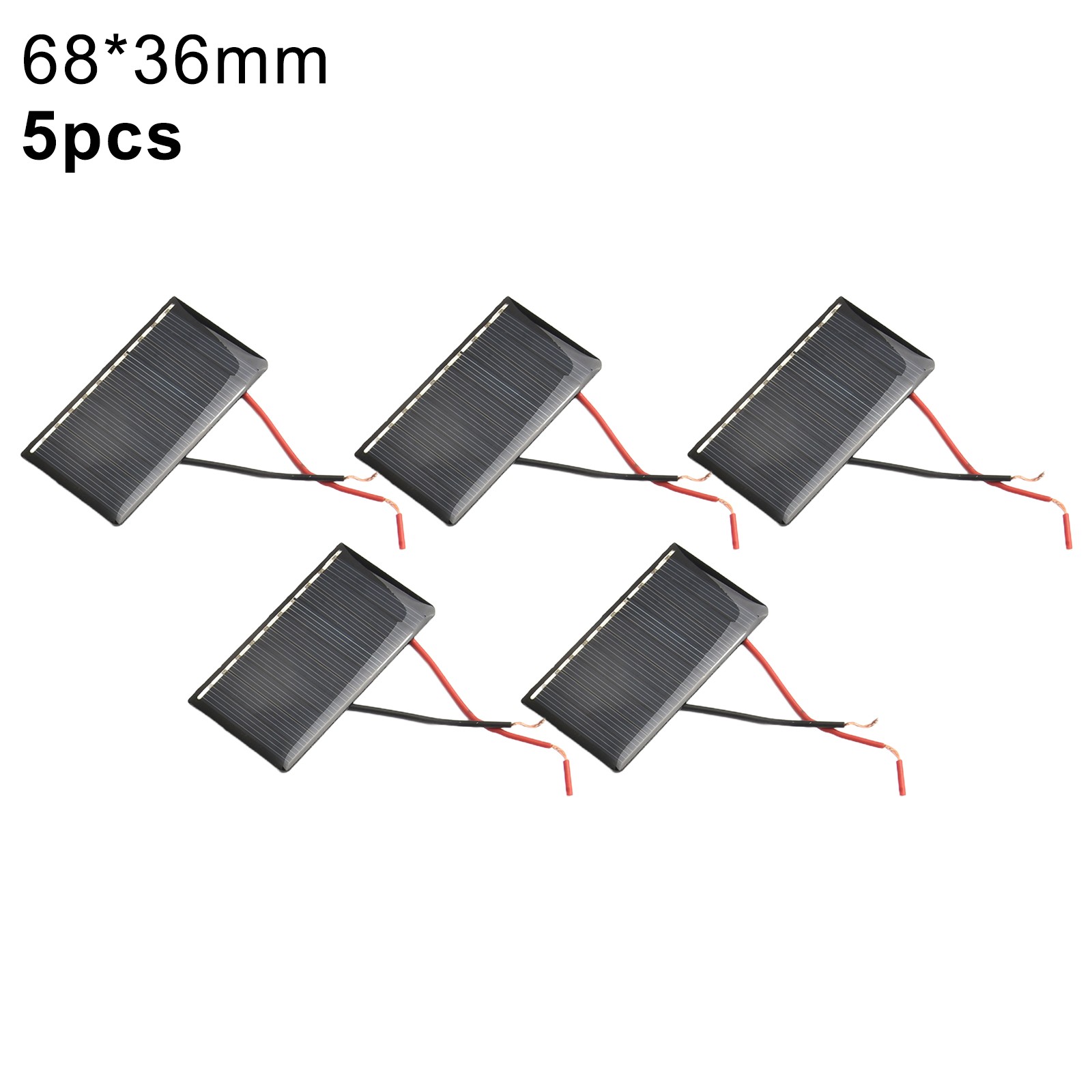 【Unirax】 pin năng lượng mặt trời mini Kích thước 68*36mm nhỏ sạc pin DC Tấm Pin năng lượng mặt trời di động 【hàng có sẵn】