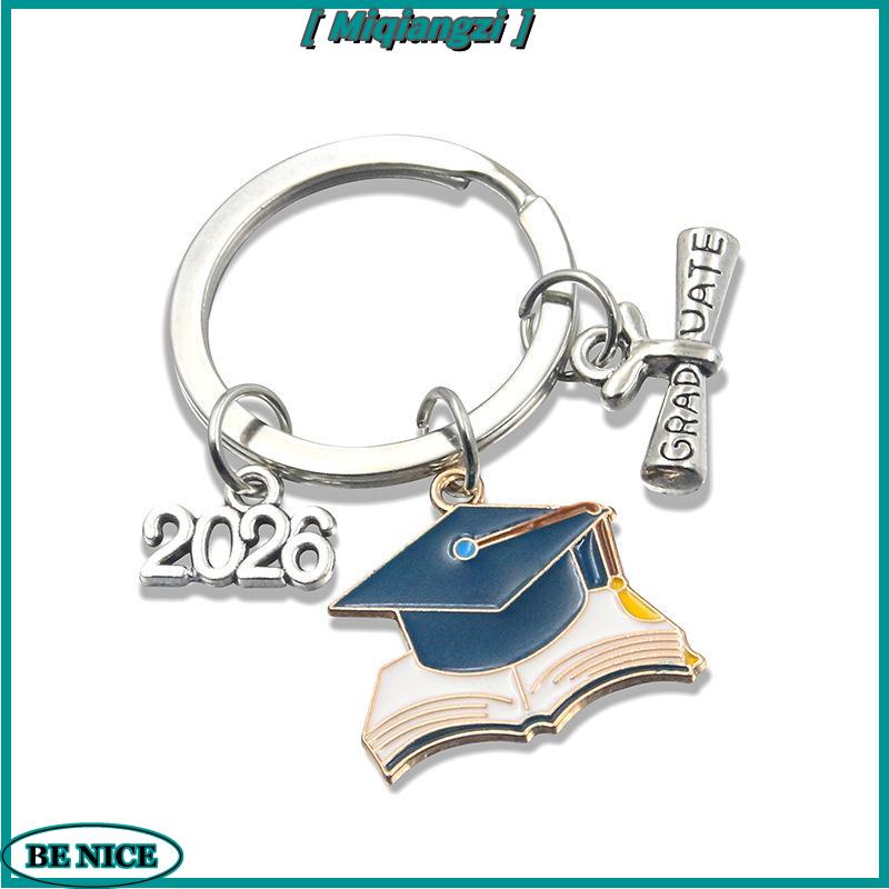 [miqiangzi] 2026 Tốt Nghiệp Gown Cap Lưu Niệm Keychain Kim Loại Keyring Cho Sinh Viên Trường Lễ Đảng Quà Tặng Và Ủng Hộ - 2