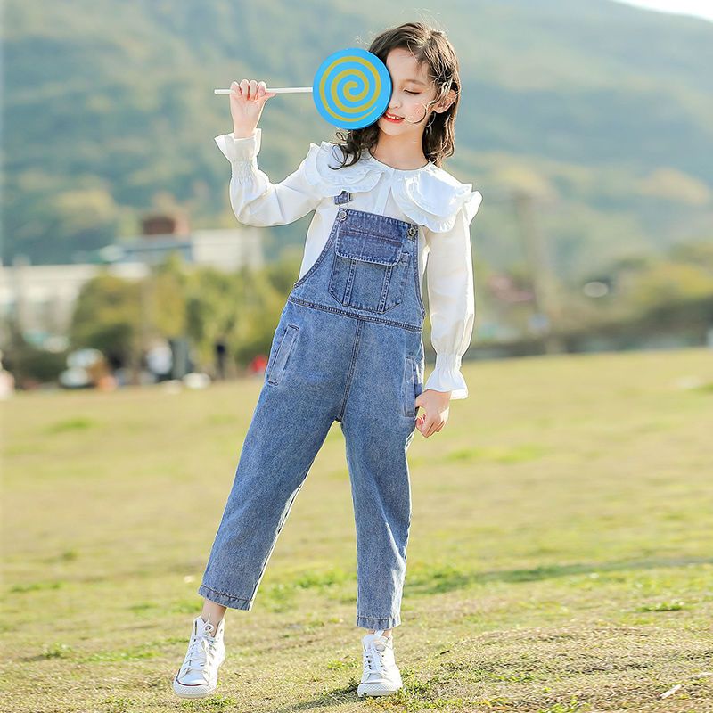COD Quần Áo Bé Gái Quần jean cho bé gái quần yếm cho bé gái áo sơ mi cho bé gái quần áo cho bé gái X