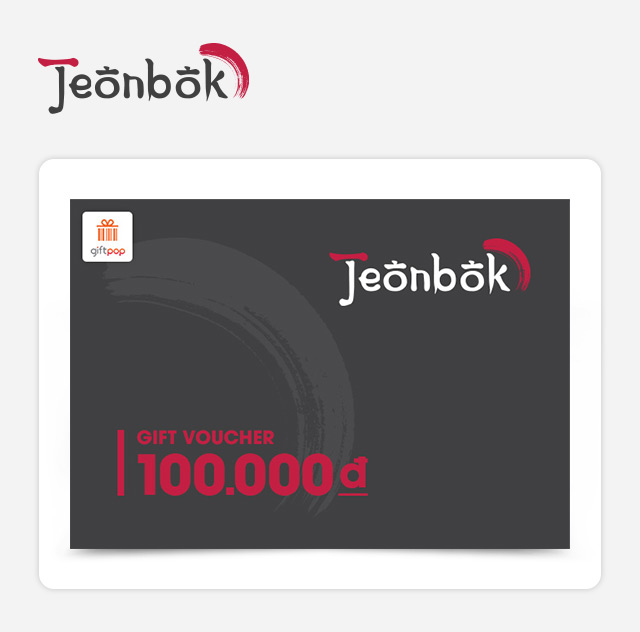 Phiếu quà tặng Jeonbok 100K