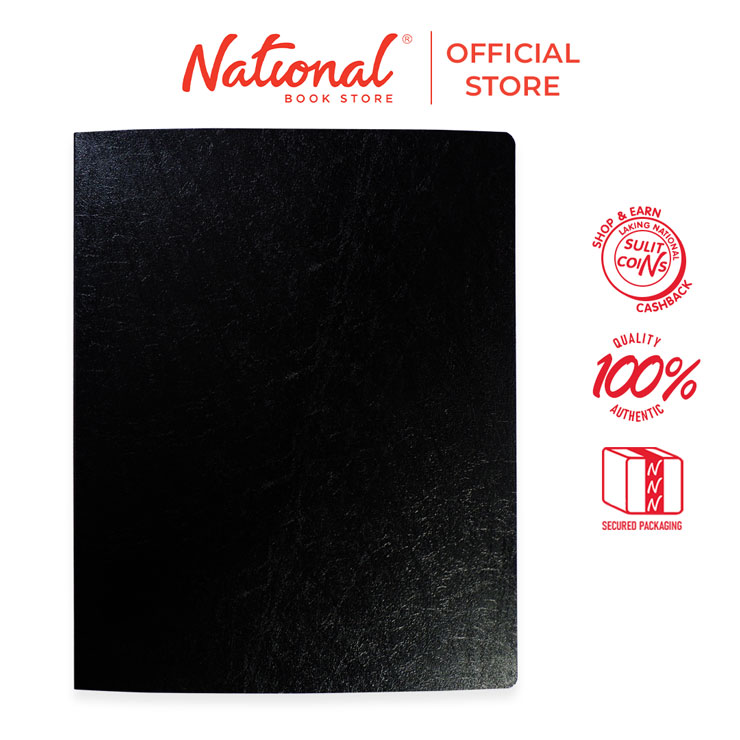 Seagull Ring Binder 3R JC355W Long 1.5inches Dtype PP Cover Black - Files & Folders