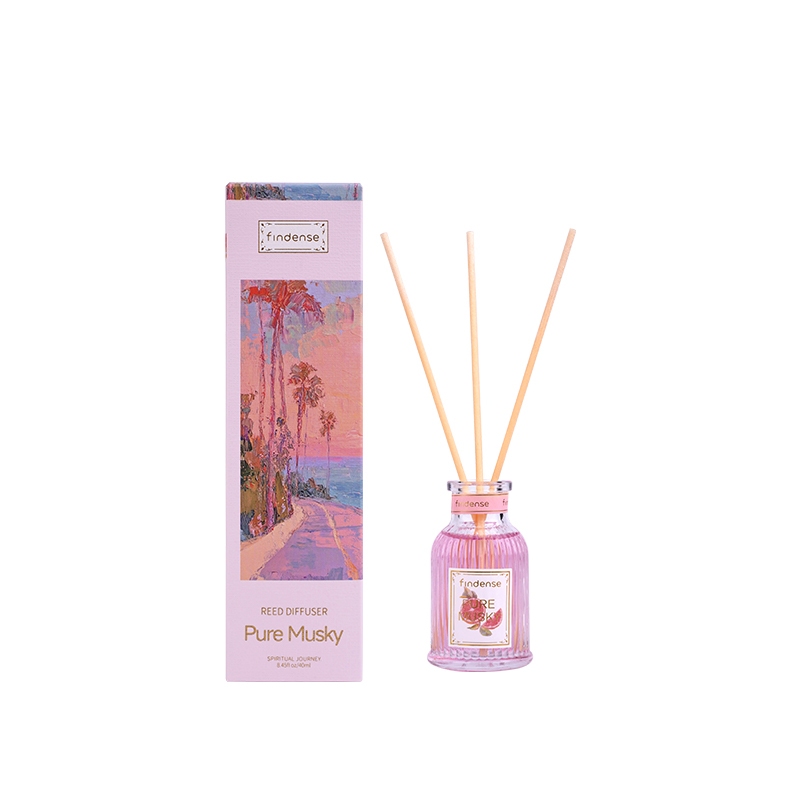 OHSOME - Findense Reed Diffuser Sweet Floral Scent Pengharum Ruangan Aroma Bunga Serbaguna Ukuran 40ml