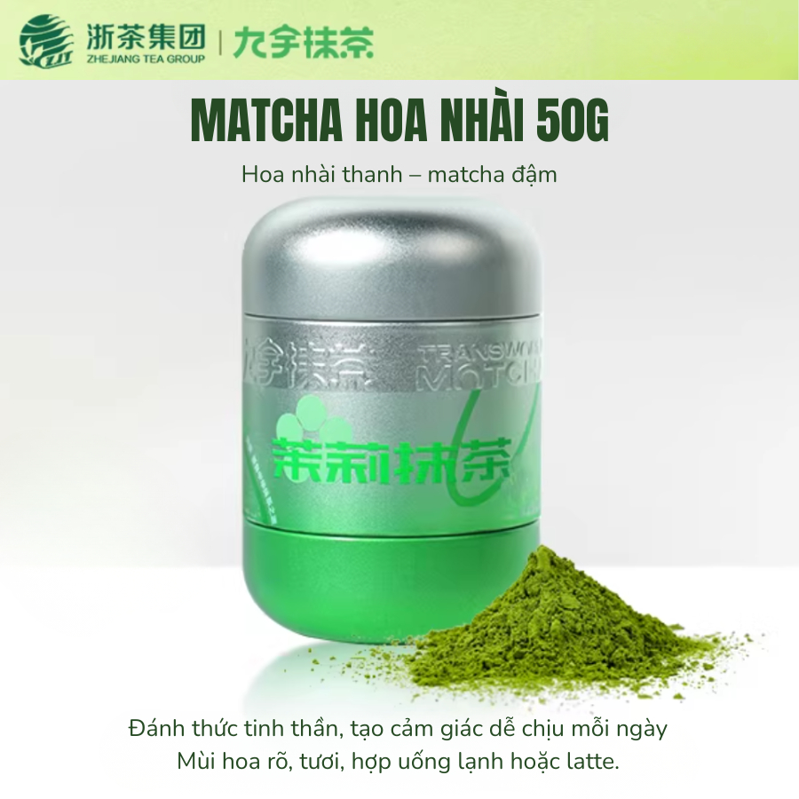 [HỎA TỐC] Bột Matcha Hữu Cơ Cao Cấp Jiu Yu (Cửu Vũ) - Matcha Làm Bánh & Pha Chế Chuyên Nghiệp, Từ Vườn Trà Kính Sơn
