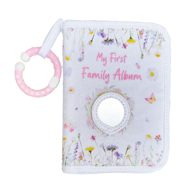 【Latest model】 Safe Mirror Holds Baby Photo Album 17 4 X 6 Photos for Toddler Kids for Baby Shower Family Album Picture Book ราคา 381 บาท*ส่งฟรี