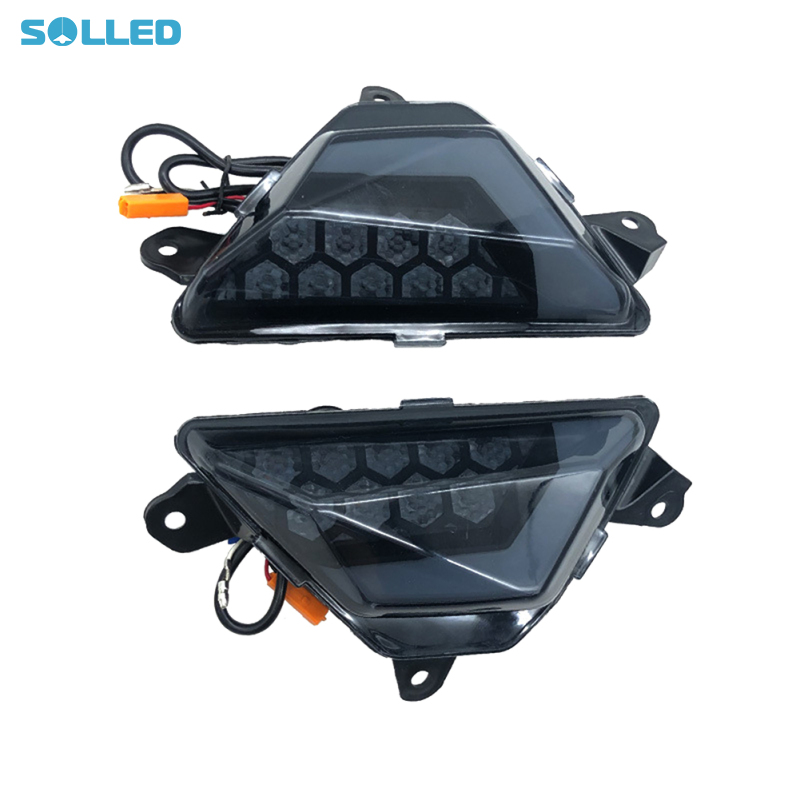 Xe máy đèn Led trước tín hiệu báo Rẽ 12V phía trước đèn chạy thay thế phổ biến bộ phận Tương thích cho 300/400/650 zx6r
