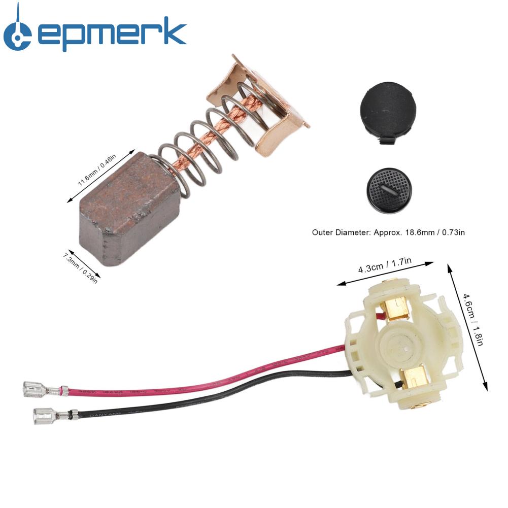Lepmerk bàn chải sợi Carbon Bộ đỡ Bộ thiết bị chính xác dễ dàng để cài đặt mạnh mẽ 7 pcs đặt hợp kim thép ABS bàn chải sợi Carbon chủ cho 638921-2 419518-4 643954-4 191971