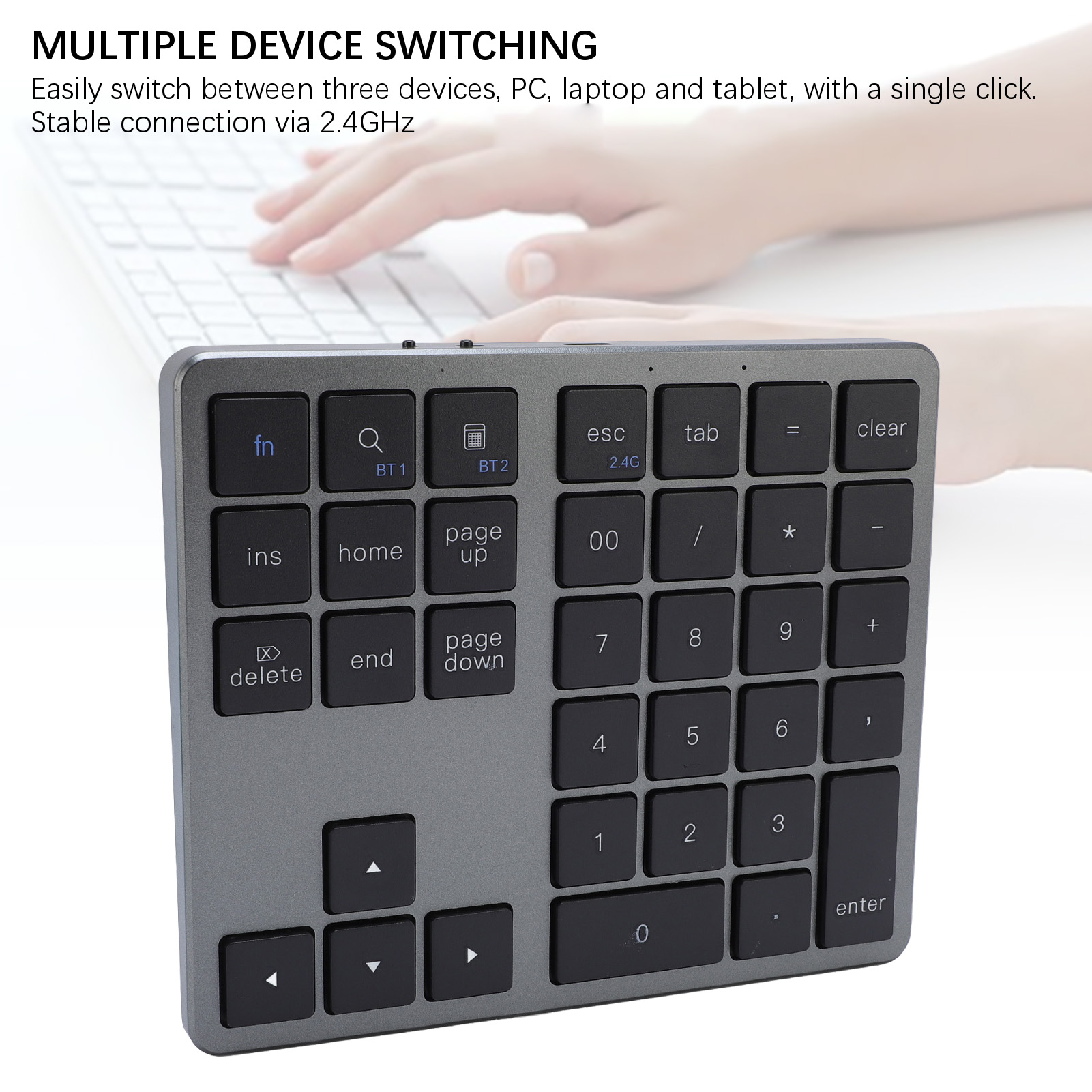 Số bluetooth không dây Pad di động 35 phím số pad cho máy tính bảng