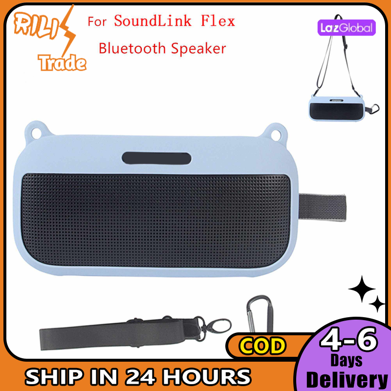 Xách tay âm thanh trường hợp Silicone bảo vệ Bìa Tương thích cho Bose SoundLink Flex Bluetooth tương