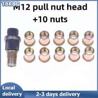 TBRBG Local Delivery 11Pcs Manual Riveter Nut Tool Accessory For Nuts M3 M4 M5 M6 M8 M10 M12 Simple Installation Hand Rivet Nut