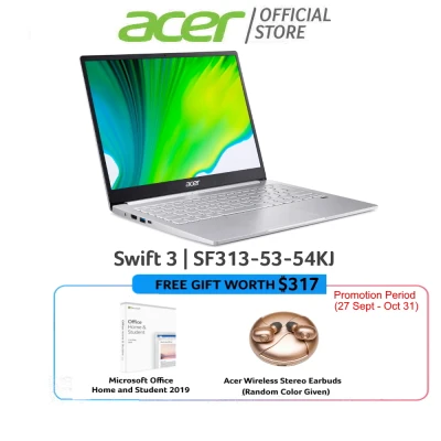 Acer NEW Swift 3 SF313-53-54KJ 13.5 inch 2K (2256 x 1504) IPS Screen Laptop with Latest 11 Gen Intel Core Processor | 16GB RAM | 1TB SSD