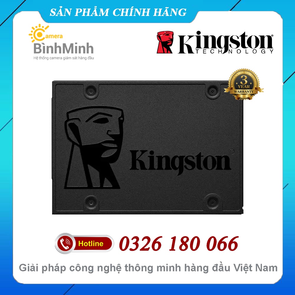 Ổ Cứng SSD 240GB 480GB 960GB Kingston A400 2.5 Inch SATA III - SA400S37/480G SA400S37/960G - BH 3 Năm