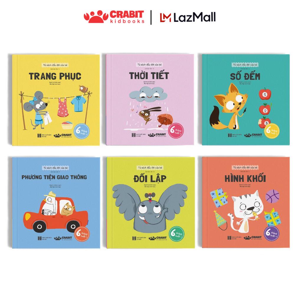 Sách - Tủ sách đầu đời của bé tủ sách khám phá kiến thức cơ bản - Crabit Kidbooks