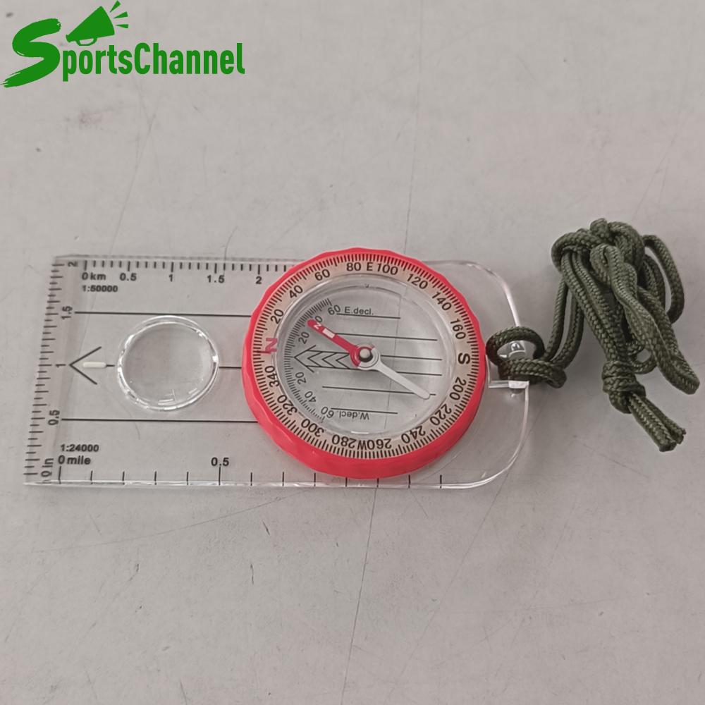 Sáng leo núi la bàn chống thấm nước chống sốc la bàn du lịch công cụ độ chính xác cao đa chức năng với kính lúp cho leo núi đi xe đạp khám phá