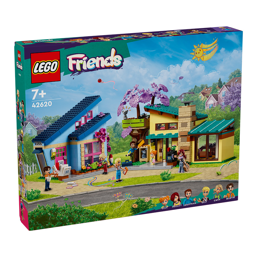 LEGO Friends Olly and Paisley's Family Houses 42620 ของเล่นสำหรับเด็ก (#146862) ราคา 3,646 บาท*ส่งฟรี