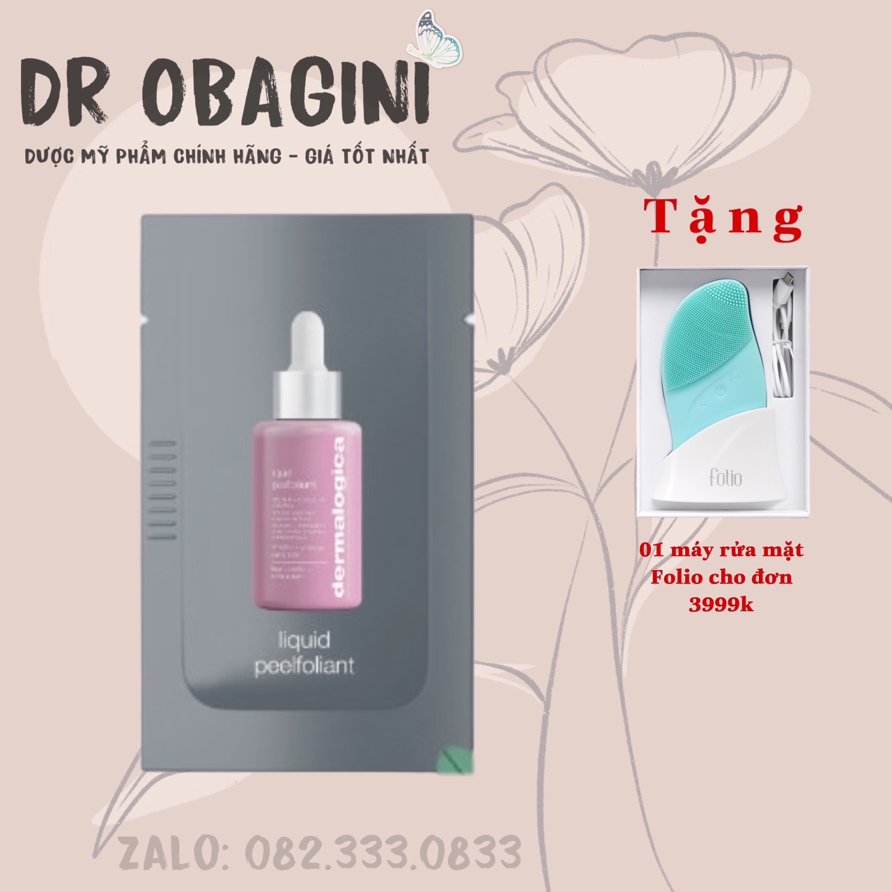 Gói dùng thử tẩy tế bào chết dạng lỏng Dermalogica liquid peelfoliant sample
