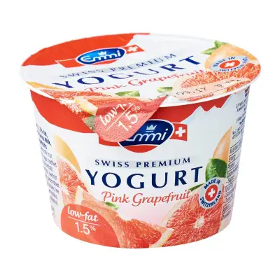 Emmi Low Fat Yoghurt Pink Grapefruit - 100G