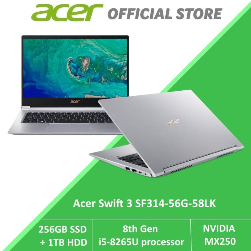 Acer Swift 3 SF314-56G-58LK Thin and Light Laptop (Silver) with 8th Gen Intel i5 processor and MX250