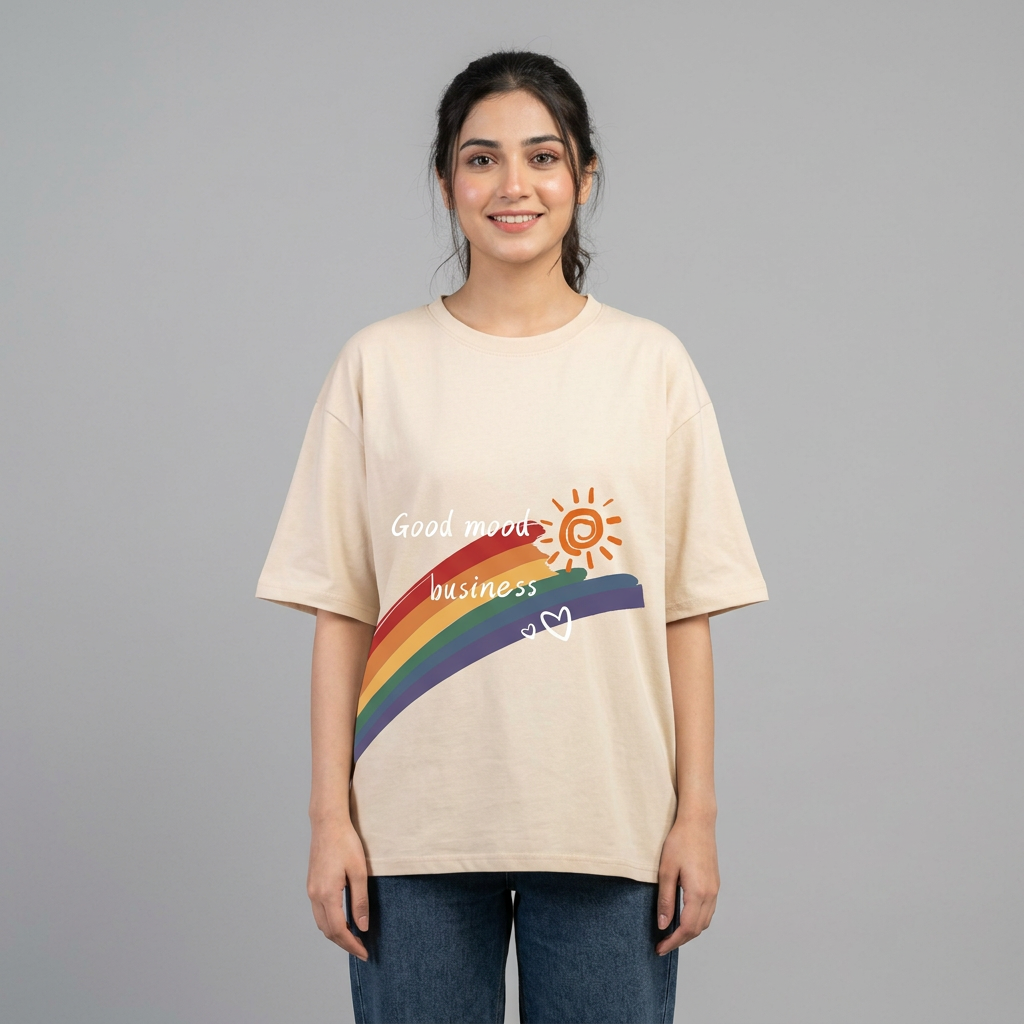 pack of 2 Half sleeve T Shirt DTF prant For Stylish Design Comfortable Fit For Women