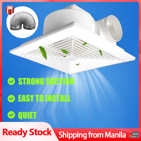 "8 Inch Suspended Ceiling Exhaust Fan - Strong and Quiet"