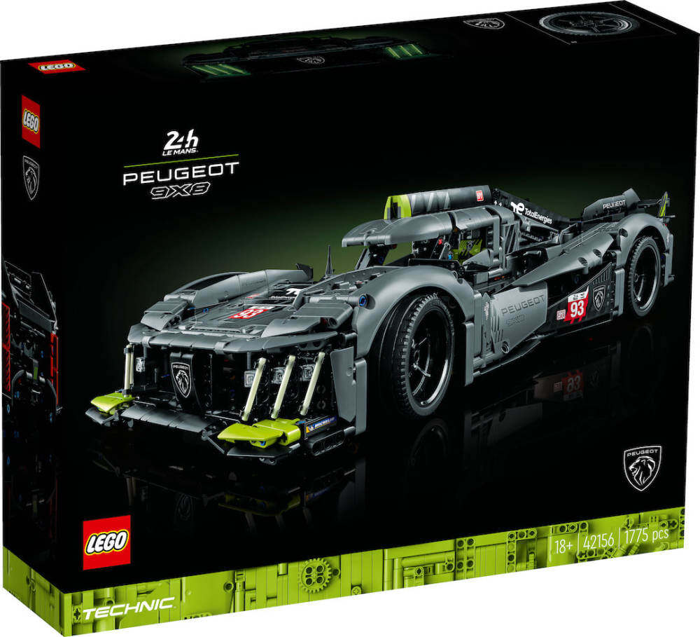 LEGO 42156 Technic PEUGEOT 9X8 24H Le Mans Hybrid Hypercar Đồ Chơi Lắp Ráp lego Hoàn toàn mới và chí