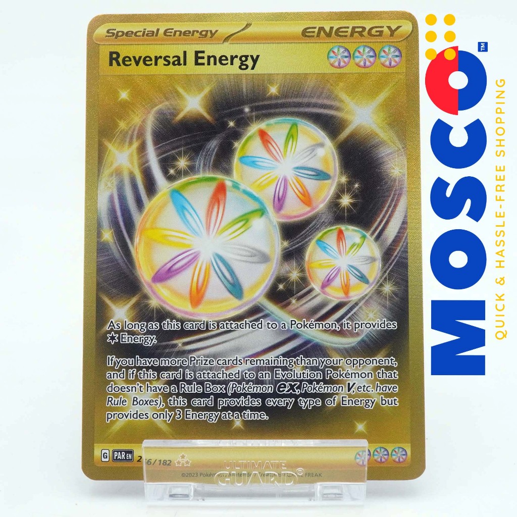 gold reversal energy pokemon card - 266/182 - Paradox Rift - Hyper Rare - Foil The item available is listed in the Title Capture Energy (Secret) - SWSH03: