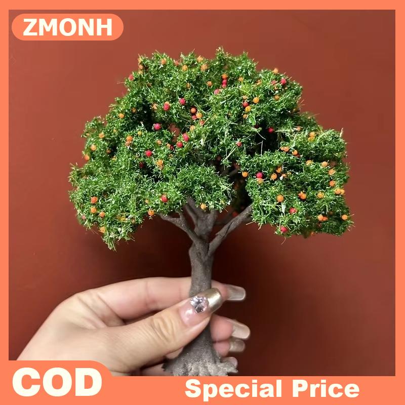 ZMONH 1ชิ้นต้นผลไม้ DIY ของตกแต่งภูมิทัศน์ขนาดเล็กโต๊ะทรายขนาดเล็กของตกแต่งต้นไม้ผลไม้เหมือนจริง ราคา 49 บาท*ส่งฟรี