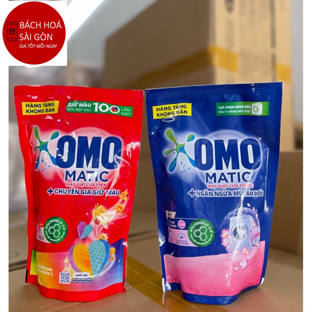 Túi nước giặt omo matic cửa trên - cửa trước 350g/412g