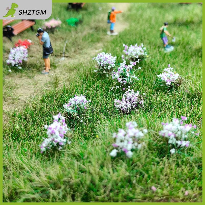 【SHZTGM】 Diorama อุปกรณ์สำหรับปลูกพืชและดอกไม้ขนาด10มม. ชุดแบบจำลองกลุ่มหญ้าทำด้วยมือ1ชุดสำหรับสร้างโต๊ะทรายขนาดเล็ก ราคา 73 บาท*ส่งฟรี