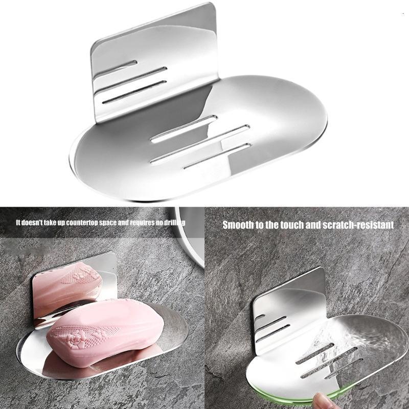 Đa năng thép không gỉ giá đặt xà phòng rustproof Kệ phòng tắm cho vòi hoa sen bồn rửa lưu trữ tổ chức giá đỡ bếp xà phòng