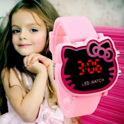 IBA9E33 Women Kids Waterproof Electronic Automatic Fashion Children's Wristwatches LED Digital Watch Analog Digital Sports Wrist Watch