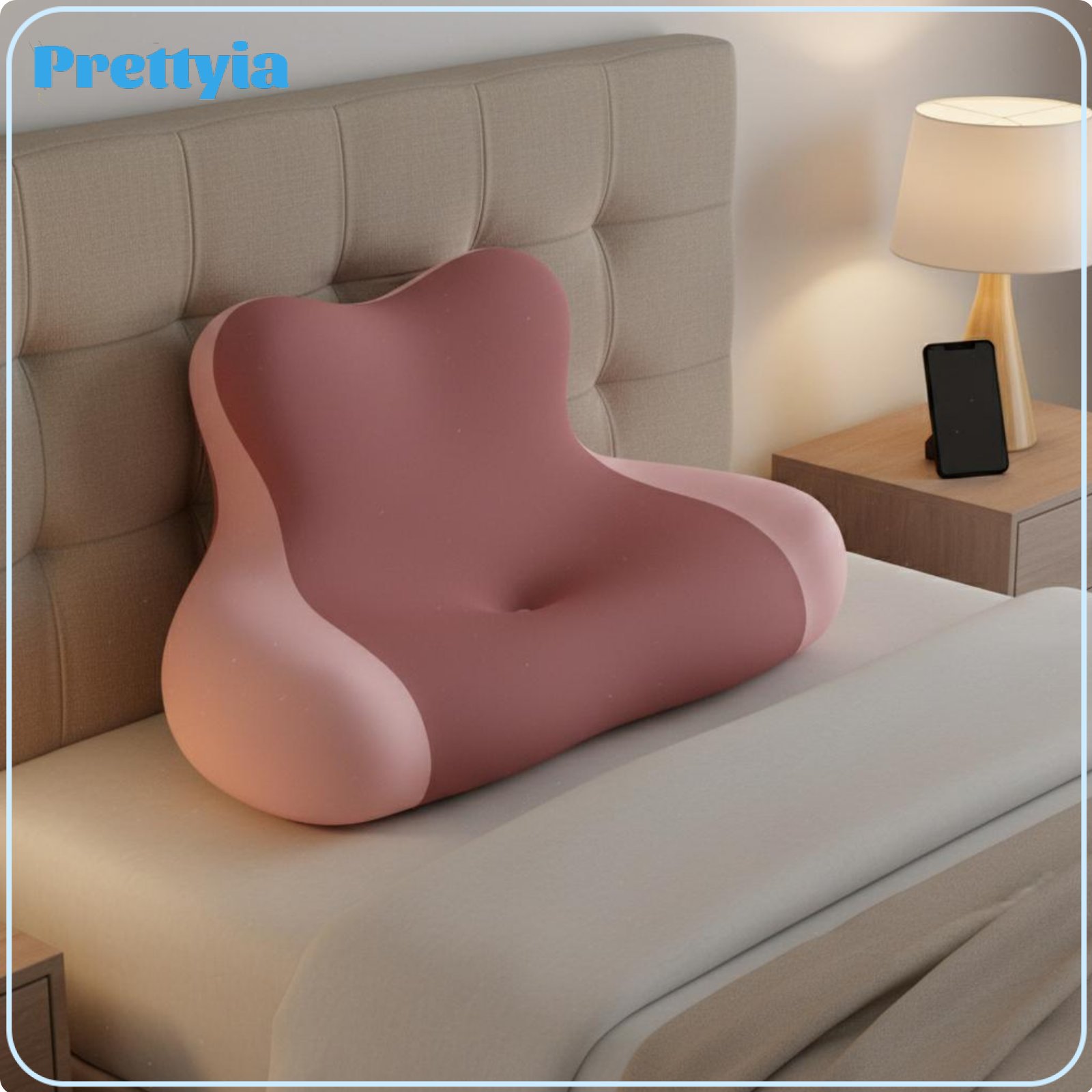 Prettyia Memory Foam Phone User Lounging Pillow Breathable Multi-Positional Support Pillow for Floor ราคา 1,759 บาท*ส่งฟรี