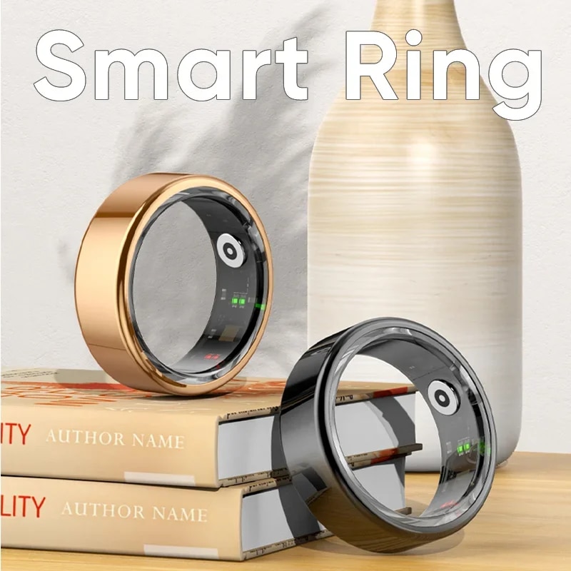 2024 Smart Ring Military Grade Titanium Steel Shell Health Heart Rate Monitor IP68 3ATM Waterproof Multi-sport Modes Ring Smart ราคา 1,253 บาท*ส่งฟรี