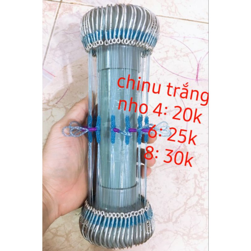 Chùm nho câu cá tra 4.6.8 lưởi chinu trắng. siêu chất.