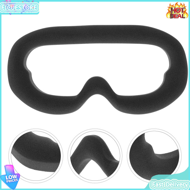 FICUESTORE Is Suitable for DJI Fpv Flight Glasses V2 Pad Through Machine Eye Sponge Anti-slip Protective Cover Accessories Goggle Padding Cushion Goggles Face s Accessory Replacement
