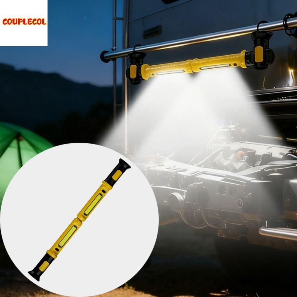 COUPLECOL Đế từ tính Đèn làm việc COB Dung lượng 4000mAh Pin sạc lại được Đèn sửa chữa ô tô từ tính Công suất lớn Thiết kế không dây Đèn làm việc dưới gầm xe Sửa chữa ô tô Giá 666,642 Đồng*Miễn phí vận chuyển