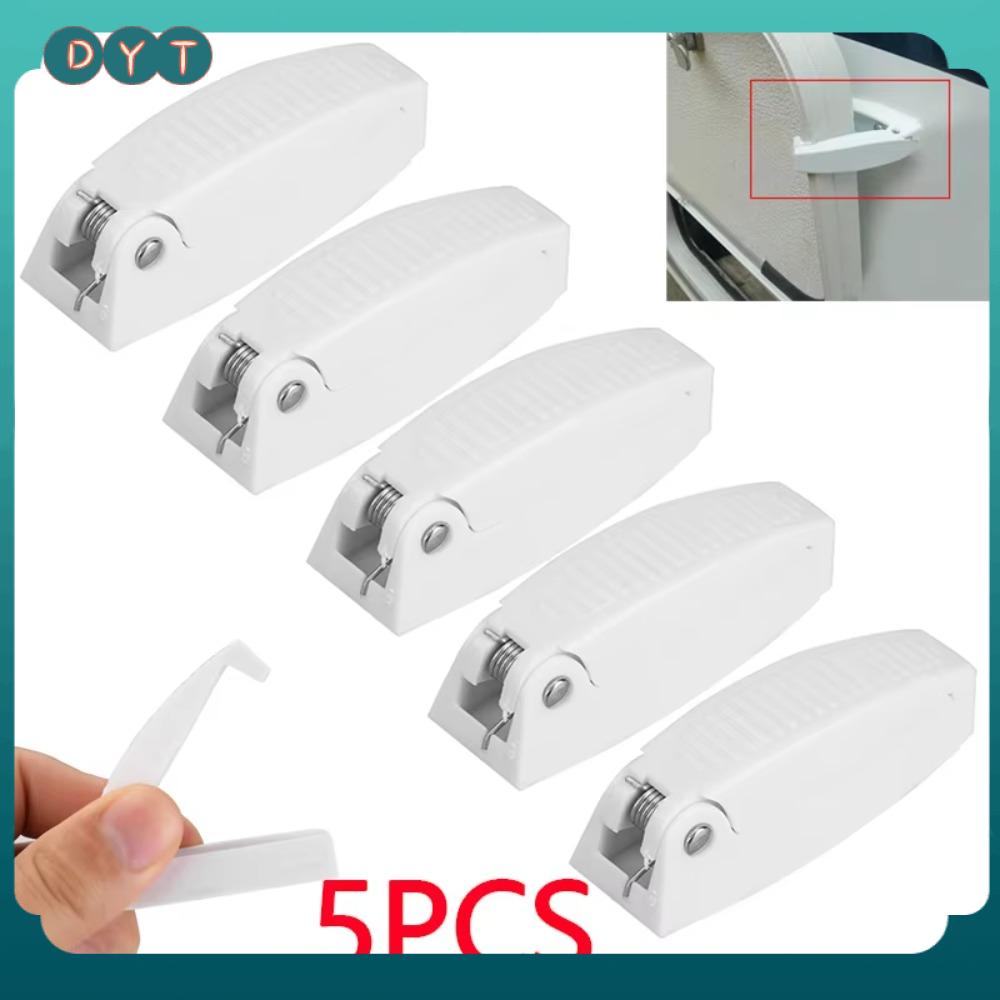 DYT 5pcs Tải Lò Xo Chốt giữ cửa Tủ nội thất Nhựa Chốt cửa hành lý cắm trại Bền Chống va đập Kẹp Cửa RV