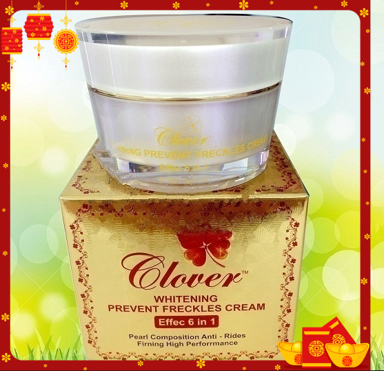 Kem clover nám trắng da,chống lão hóa,mụn,chống nắng 6 in 1