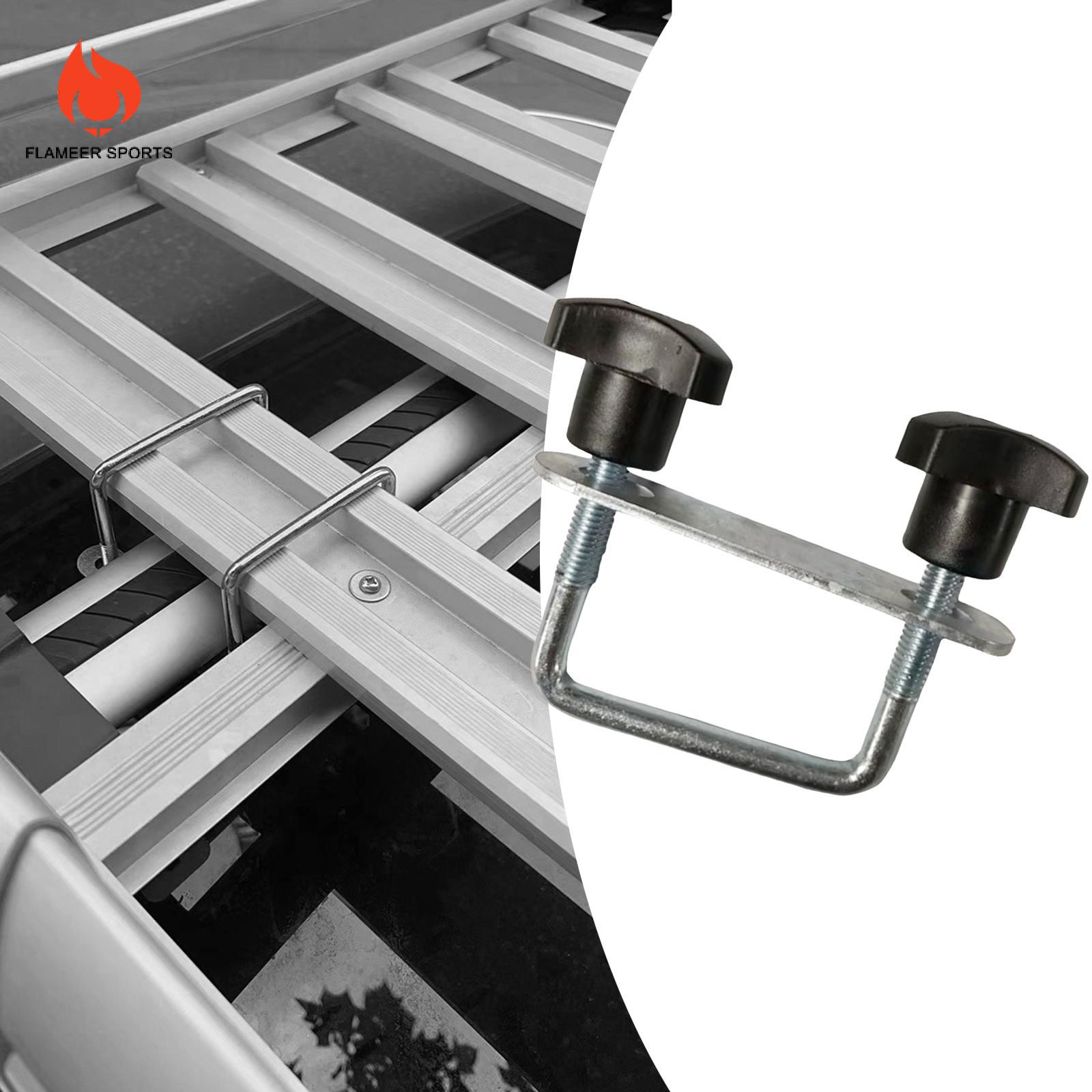 Flameer mái hộp U bu lông kẹp phụ tùng thực tế phù hợp mái phụ kiện hành lý chiều rộng trong 9cm