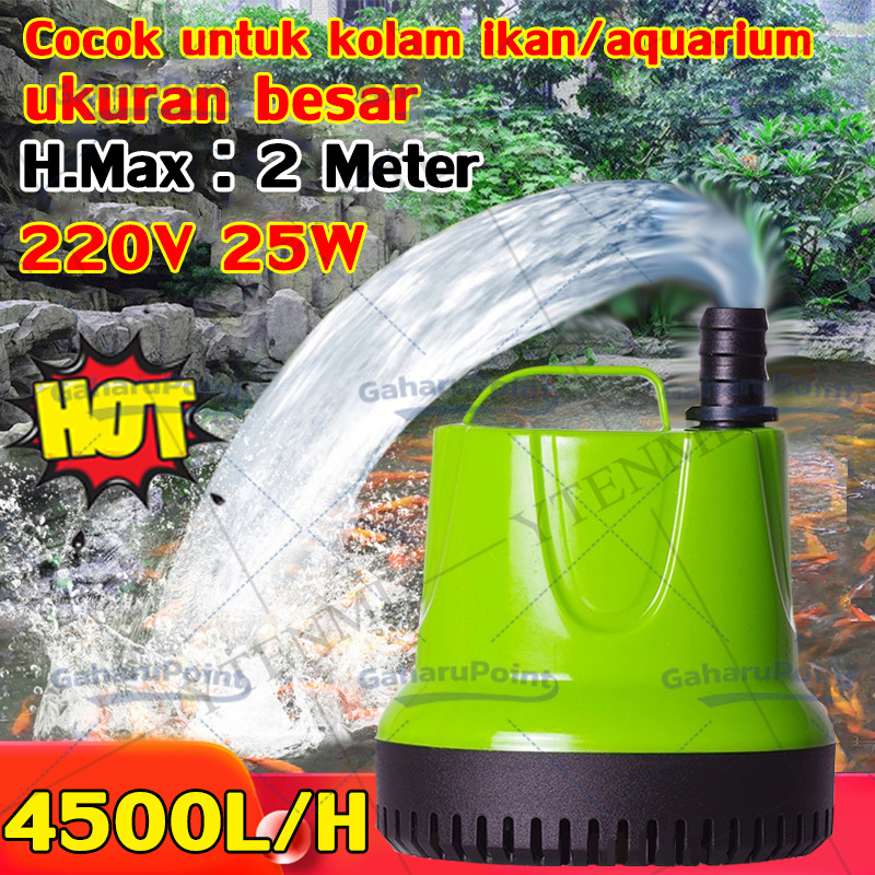 Use for 20 years submersible water pump aquarium water pump super suction power aquarium water pump submersible pump aquarium pump engine water pump electric water pump sumersible fish pond machine submersible pump fish pond pump Harga 67,500 rupiah*Gratis Ongkir