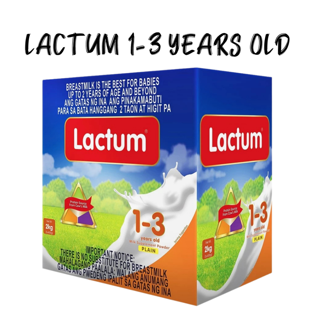 .. LACTUM 1-3 YEARS OLD 350G 700G 1.15KG 2KG 2.3KG 3KG 4KG .
