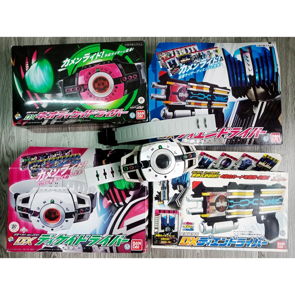 Mô hình Dx Decade và Diend Driver các loại (Super Best Belt) - Kamen rider Decade