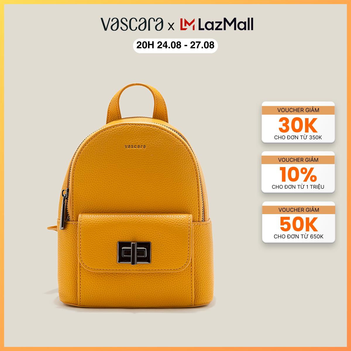 Vascara balo mini nhấn khóa túi hộp - bac 0191